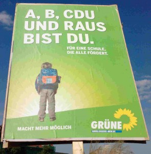 A, B, CDU und raus bist Du.